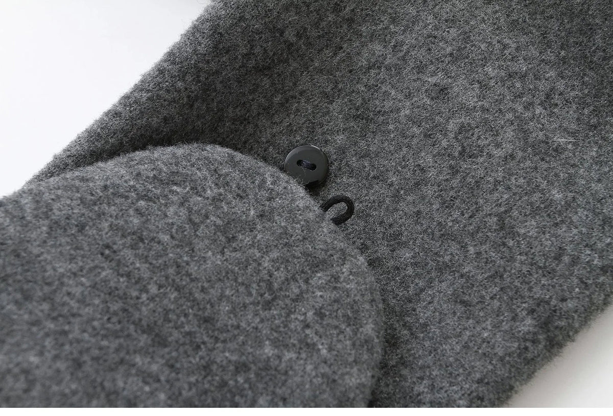 Ircomll New Winter Autumn Infant Newborn Rompers Composite Wool Inside Fleece Girls Boys Jumpsuit Kids Jacket Children Coat