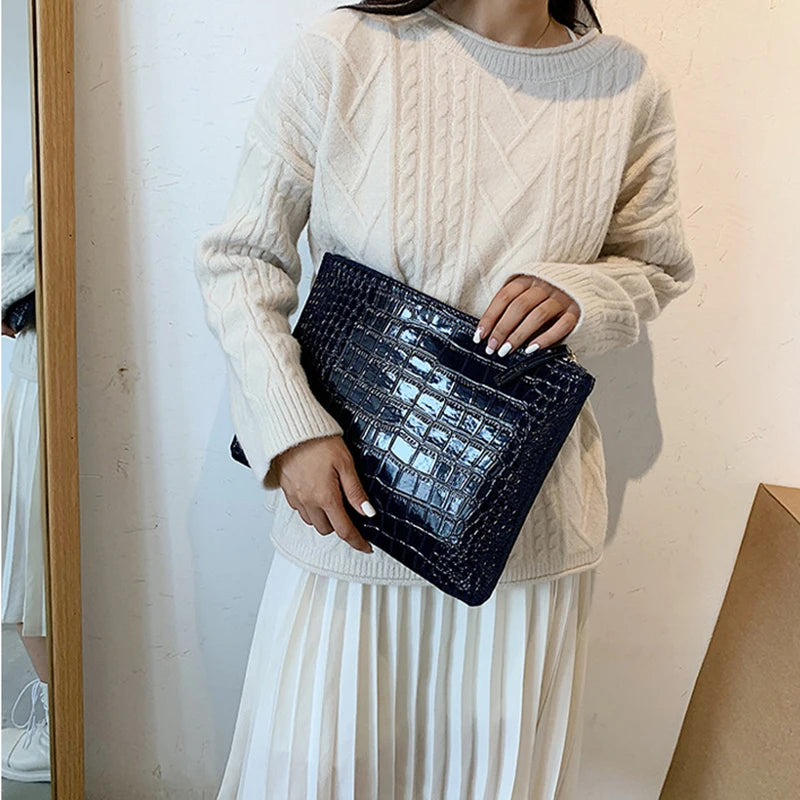 Fashion Luxury Handbags Women Bag PU Leather Clutch Ladies Evening Envelope Bag Female Day Clutches Purse Portable Wristlet Bag