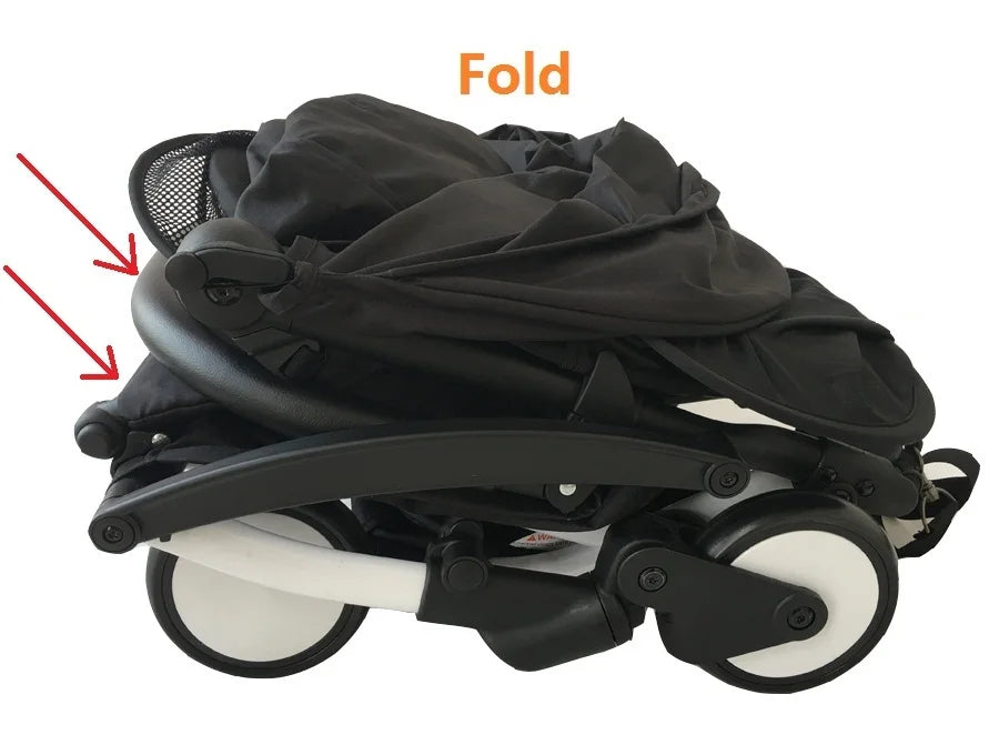 MomTan® Baby Stroller Accessories Armrest PU Leather Bumper Bar Handrail Extend Footboard Compatible with Babyzen YOYO 2  YOYO 3