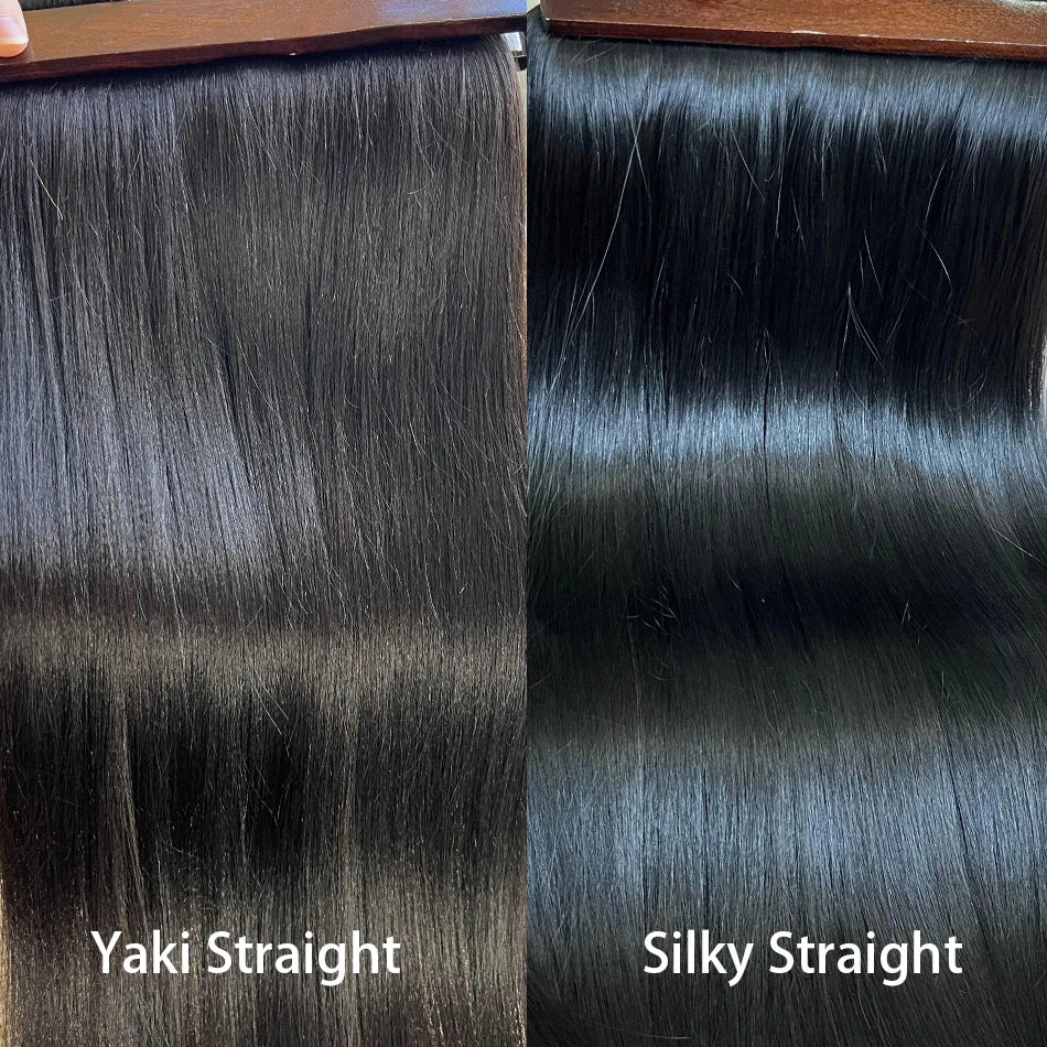 15A Light Yaki Straight Human Hair Bundles #1B Natural Color Sew In Weaves Kinky Straight Bundles Vietnamesen Hair Extension