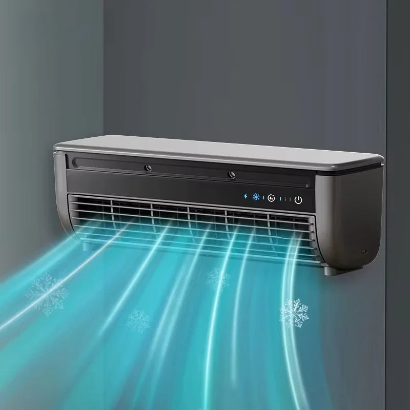 New Model Cooling Wall Fan Large Wind Force Charging Fan Home Use Table Standing Remote Control Kitchen Air Conditioner