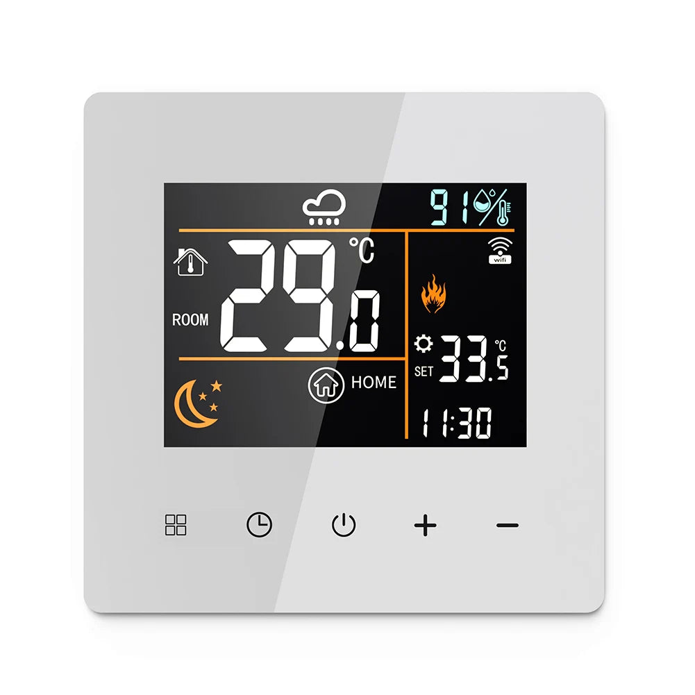 For Tuya Smart WiFi Thermostat And Hygrometer Digital Temperature Controller Temperature Humidity Infrared Controller