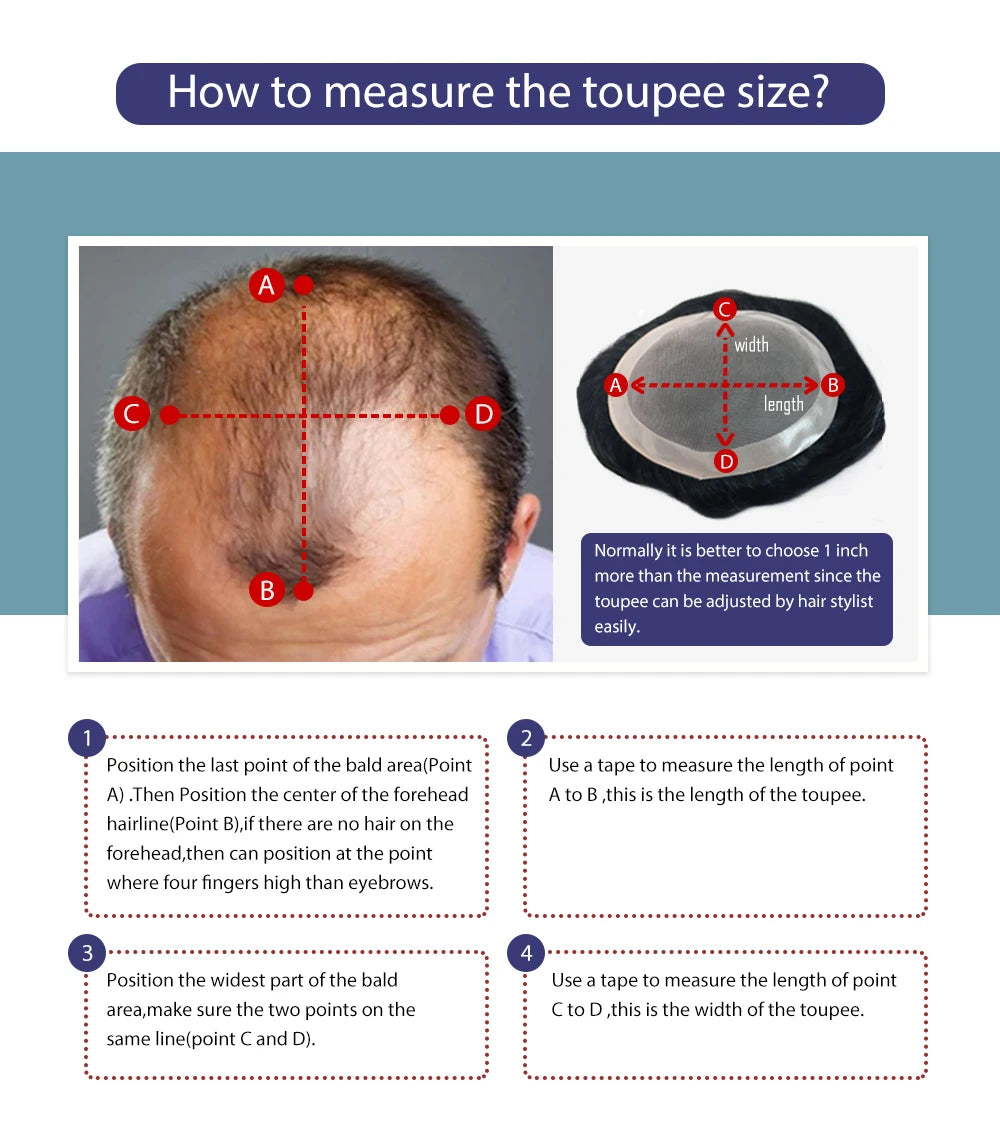 Pre Styled Slicked Back Thin Skin Men Toupee 0.04mm Human Hair Men Wig Hair Replacement Systems Hair Piece Protesis Hombre Male
