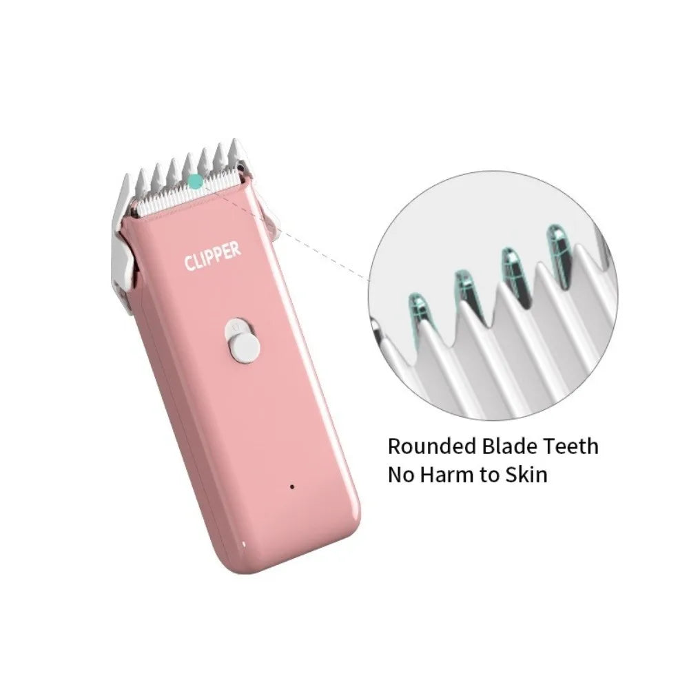 Professional Dog Hair Clipper Waterproof Low Noise Pet Hair Trimmer Wireless Mute Cat Grooming Clipper Home Use