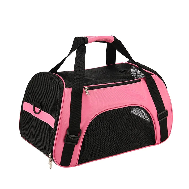 Portable Dog Cat Carrier Bag Pet Puppy Travel Bags Breathable Mesh Small Dog Cat Dogs Outdoor Tent Carrier Outgoing Pets Handbag