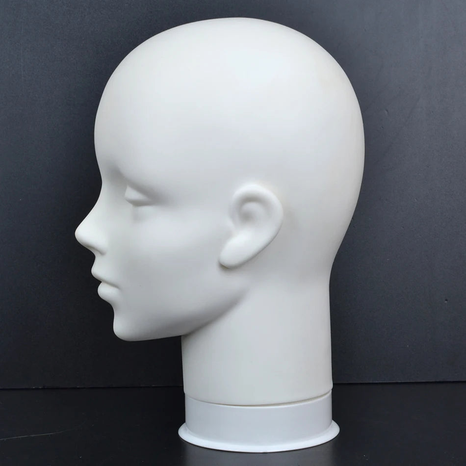 Mannequin Head Wig Stand With Adjustable Wig Tripod Stand Holder For Wigs Making Display With T Pins/Wig Cap Training Practice