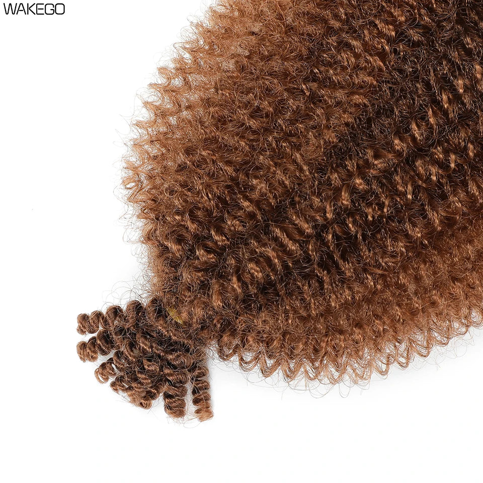 Marley Twist Braiding Hair Ginger Burgundy Ombre Brown Black Springy Afro Twist Hair PreFluffed Spring Twist Kinky Braiding Hair