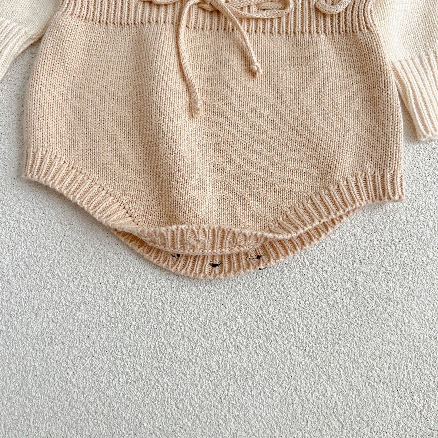 Autumn Lovely Heart Jumpsuit Infant Baby Girl Knitted Clothes Love Romper Bodysuit Outfit Spring Cotton Knitted Sweater Bodysuit