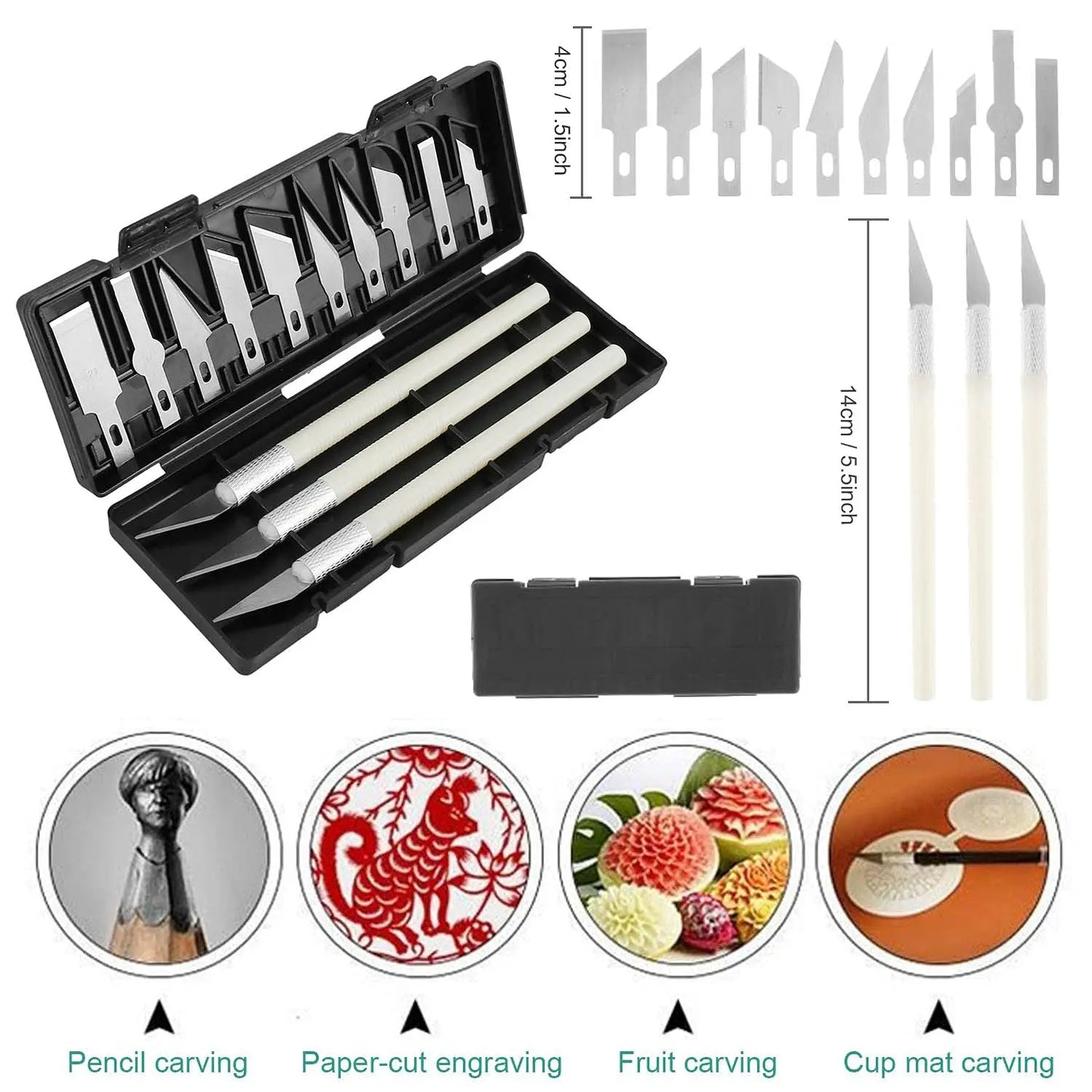 Creality 3D Printer Tool Kit Nozzle Cleaner,File,Engraving Knife,Tweezers,Scraper& Engraving Tools for Maintenance