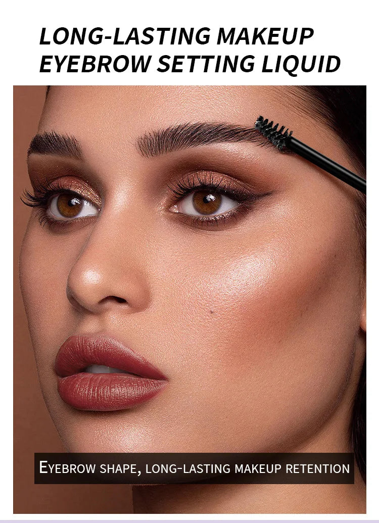 Transparent Hose Eyebrow Glue Waterproof Quick Drying Shaping Long Lasting And Non Smudging  Non Shedding Eyebrow Makeup