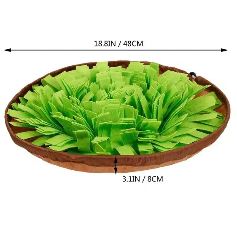 Snuffle Mat for Pets Interactive Foraging , Brain-Boosting Feed Game, Travel-Suitable, Ideal for Dogs and Cats.