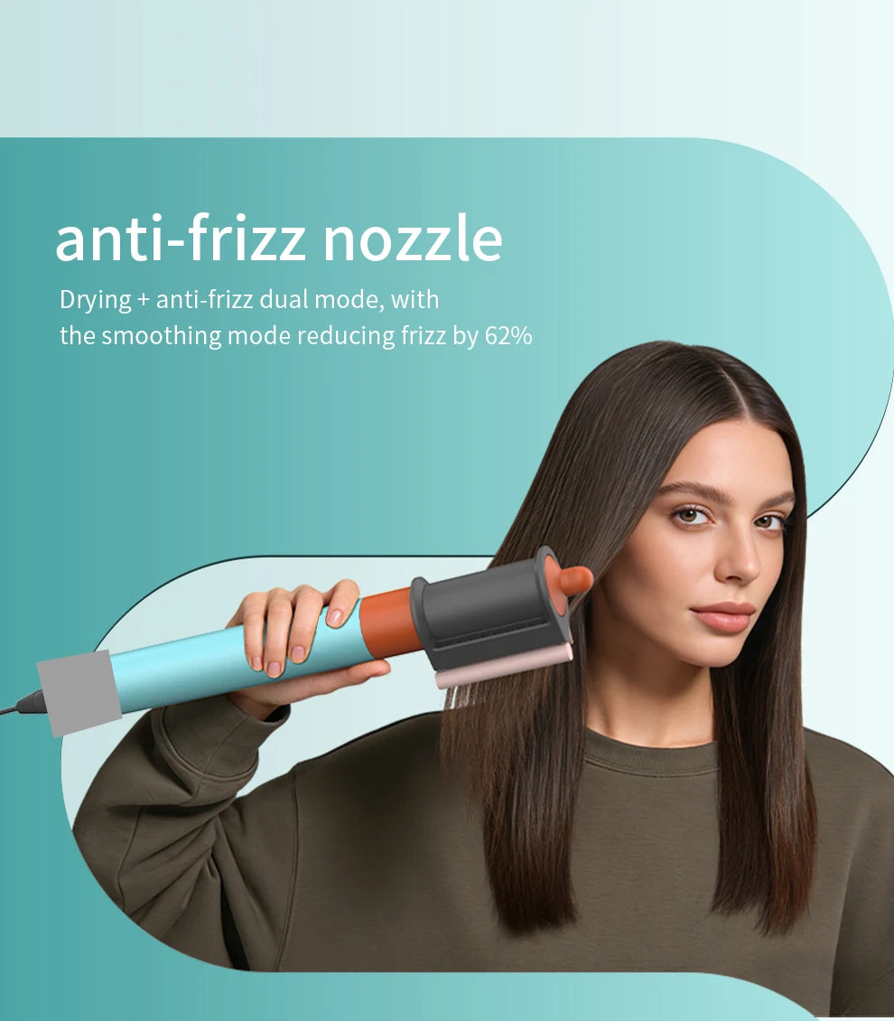 2026 New 7IN1 Multi Hair Styler Curling Iron Hair Hot Air Brush Curling Barrel Hair Dryer Salon Professional Curly Hair Styler