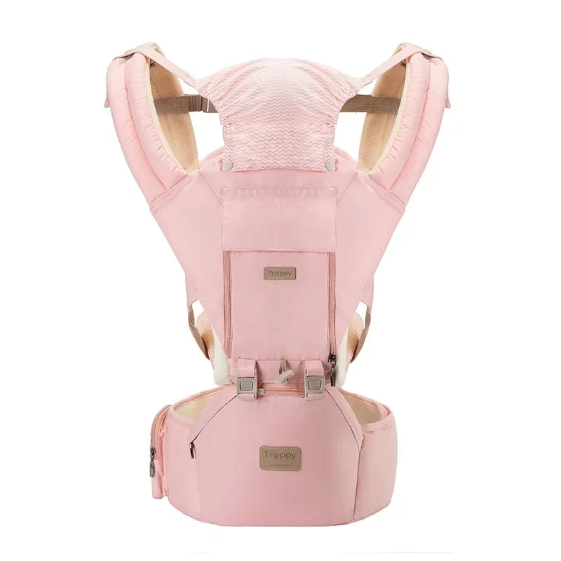 Insular  Ergonomics Baby Carrier Sling Portable Child Backpacks Thickening Shoulders 360 Ergonomic Hoodie Kangaroo 0-36 Months