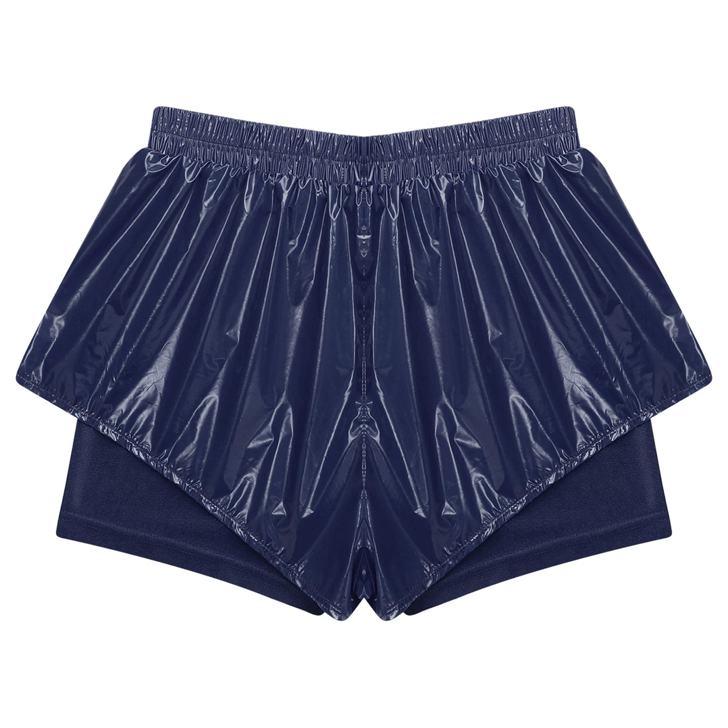 Women Waterproof 2 in 1 Athletic Shorts Swim Trunks Beach Pool Swimwear Beachwear Running Cycling Sports Workout Sportswear