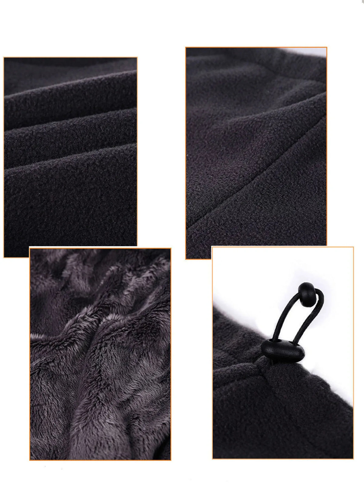 New Plush Fleece Winter Scarf for Boys Girls Women Men Unisex Ring Collar Scarf Kids Muffler Above 8 Years Old Children Scarves