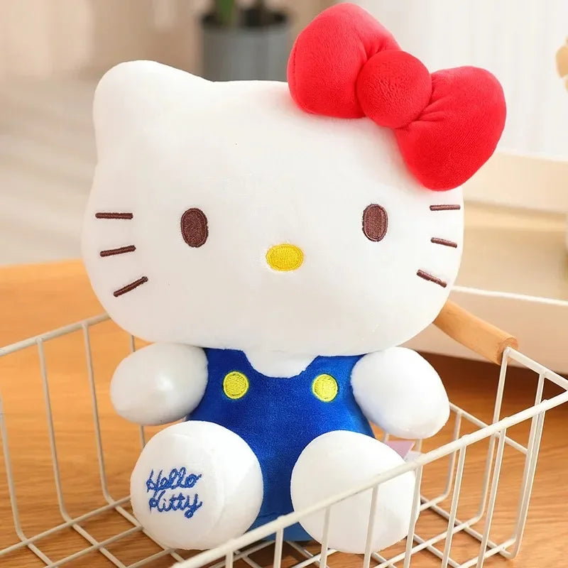 2 style Hello Kitty Anime Hello Kitty Stuffed Toys Plushier Soft Pillow Birthday Gifts For Girls Kawaii Hello Kitty Plush Dolls