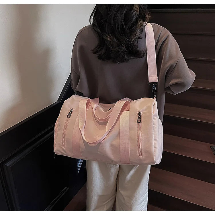 Fashion Travel Bags For Women Large Capacity Men's Sports Bag Waterproof Weekend Sac Voyage Female Messenger Bag Dry And Wet