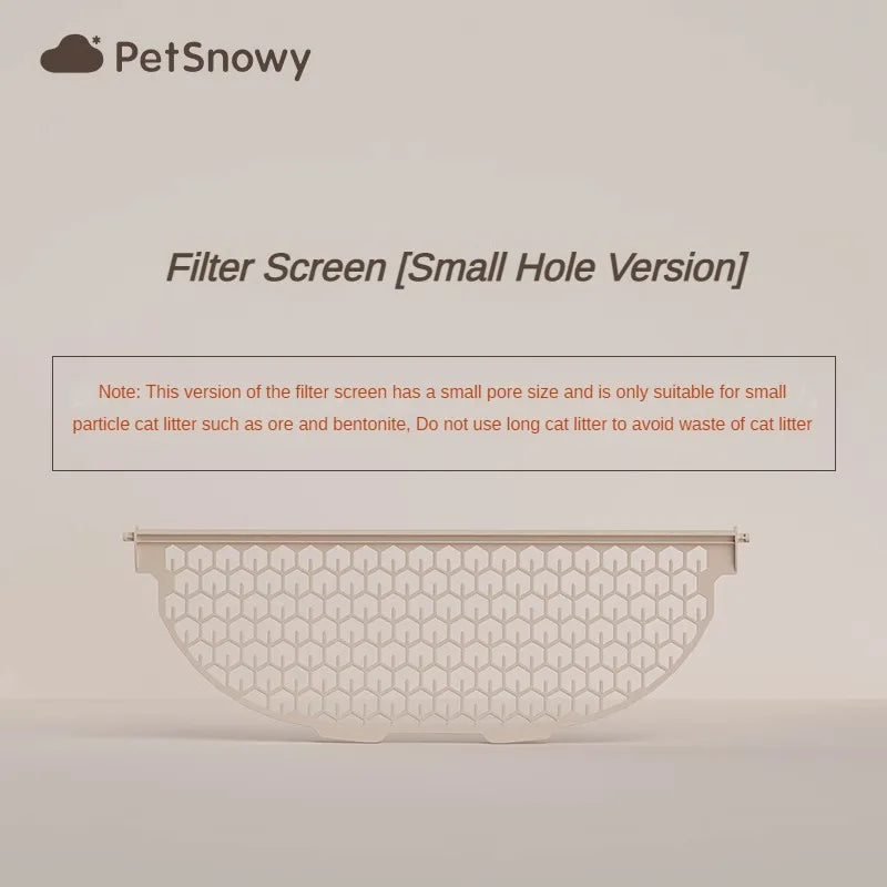 PetSnowy Cat Toilet Complete Set of Accessories Toilet Box/mat/Filter Mesh/Rubber Strip/Charger/Cat Litter Ball Compartment