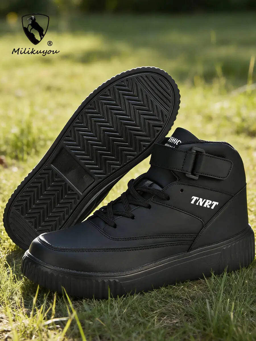 Mens Shoes 2025 Vulcanize ShoesSneakers Man Vulcanized Sneakers Male Comfortable High Top Shoes Fashion Light Men Autumn Spring