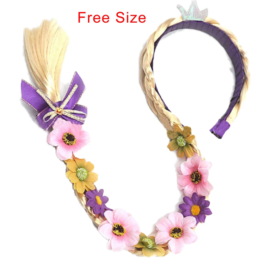 Rapunzel Halloween Costume for Girls Carnival Cosplay Kids Clothes Party Birthday Princess Dress Lace Wedding Christmas Costumes