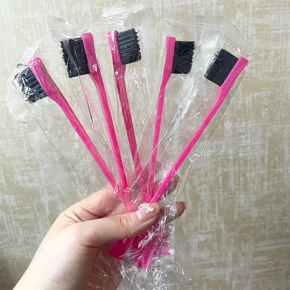 2PCS/5PCS/30PCS Double-Sided Hair Edge Control Brushes-Multifunctional, Hair Brush for Smooth Styling, Eyebrow & Hair Care Tools