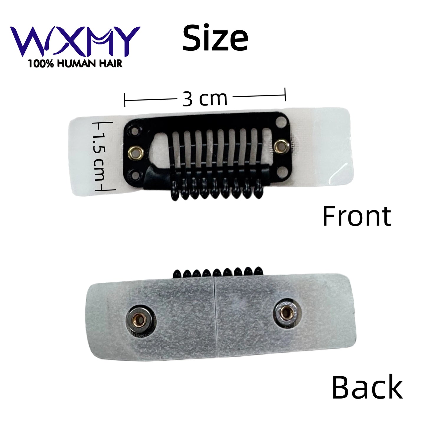 Wig Clips Snap Clips With Adhesive 10-30pieces no-sew Clips for Men Wig Toupe for Women Metal Wig Comb Clips for Hair Extensions