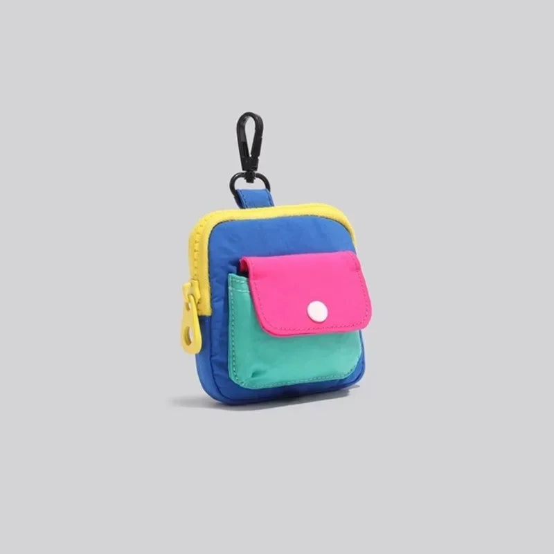 New Niche Coin Wallet, Portable and Compact Color Card Case, Mini Zipper Case