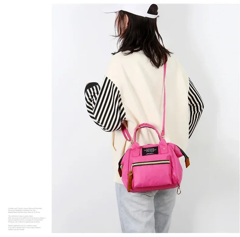 Small size mother and baby mother storage bag handbag travel backpack diaper bag baby stroller accessories