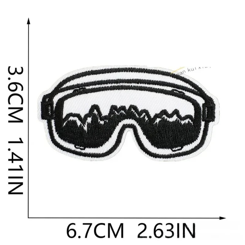 Halloween Themed Style Embroidere Costume Punk DIY Sewing IronCostume Hot Stick Patch