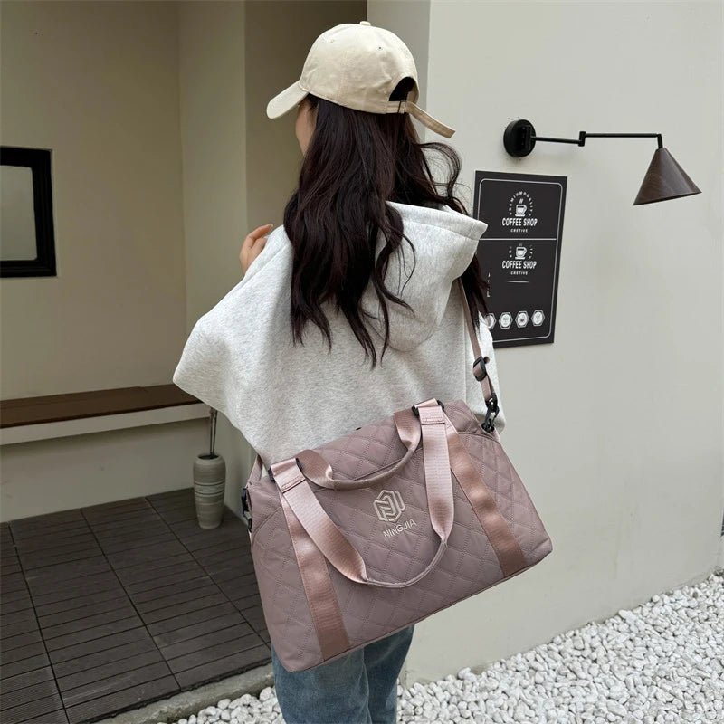 Large Capacity Outdoor Waterproof Travel Bag Luggage Handbag Women Shoulder Bag Oxford Men Sports Gym Bag Female Crossbody Bags