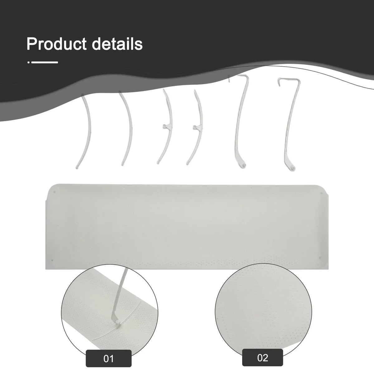 Air Conditioner Wind Deflector Home Air Conditioning Windshield Adjustable Shade Wind Guide Anti-Direct Blowing Shield