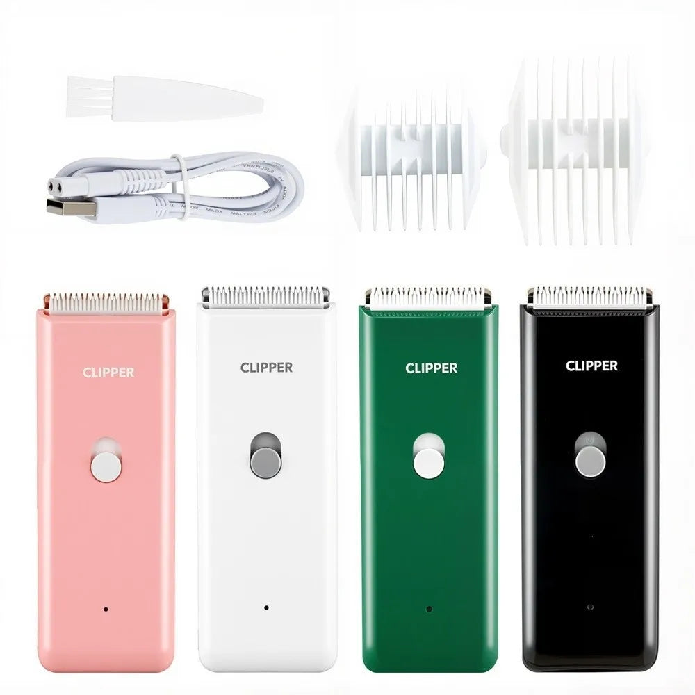 Professional Dog Hair Clipper Waterproof Low Noise Pet Hair Trimmer Wireless Mute Cat Grooming Clipper Home Use