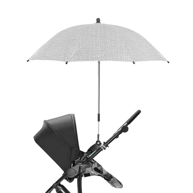 UV Protection Baby Stroller Umbrella With Clamp Universal Sunscree Rainproof Stroller Cover Umbrella  Baby Stroller Accessories