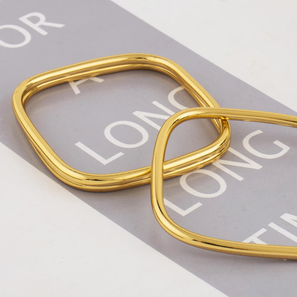Bracelets Woman Gold Plated Simple Hip-hop Punk Personality Fashion High Stainless Steel Italian Men Sale Jewelry Accessories