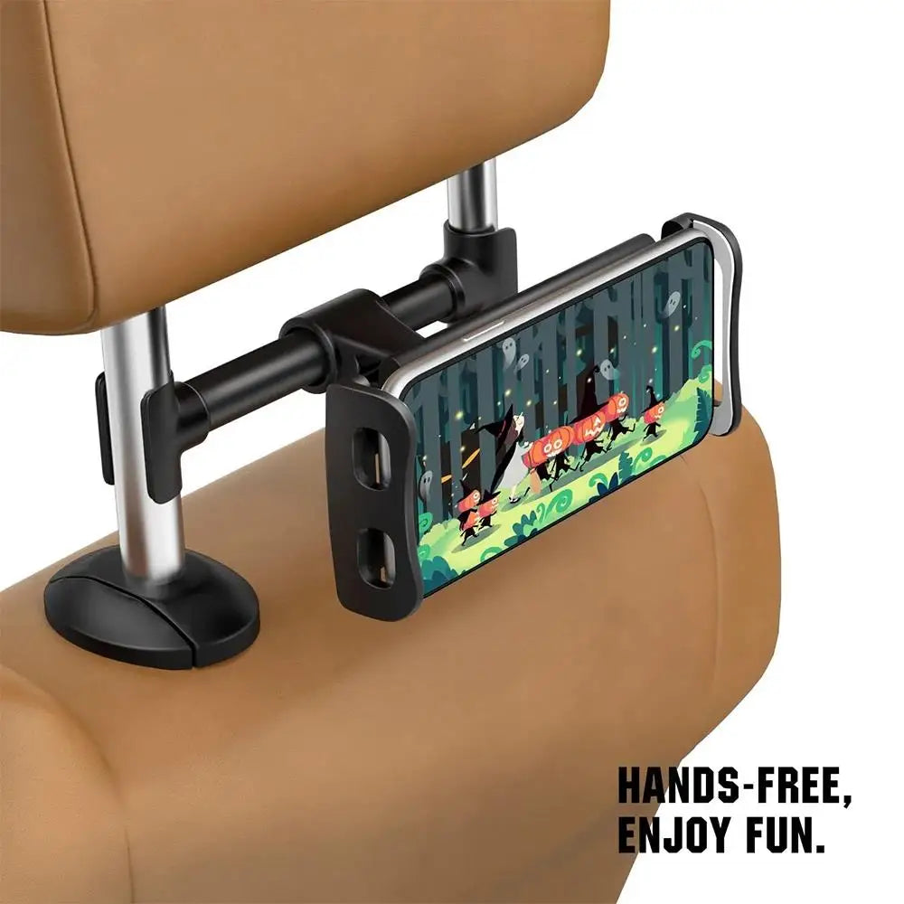 Universal Telescopic Mobile Phone Stand 360 Degree Rotation Tablet Holder Car Back Seat Headrest Bracket For iPad iPhone Huawei