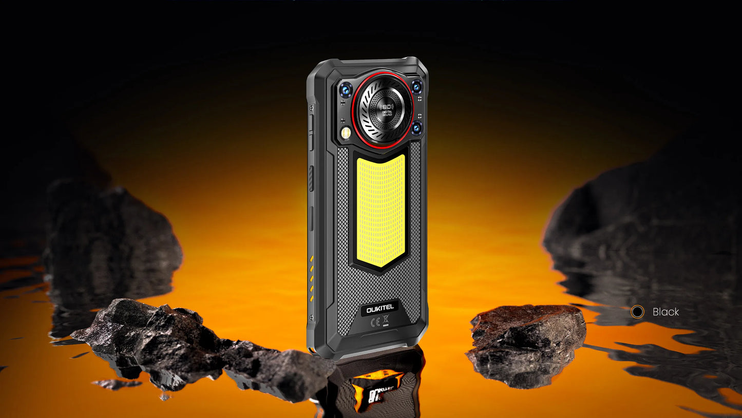 OUKITEL WP53 PRO 11000mAh Battery Rugged Smartphone, 24GB+256GB Cell Phone, Android 15 NFC 50MP Main Camera Mobile Phone