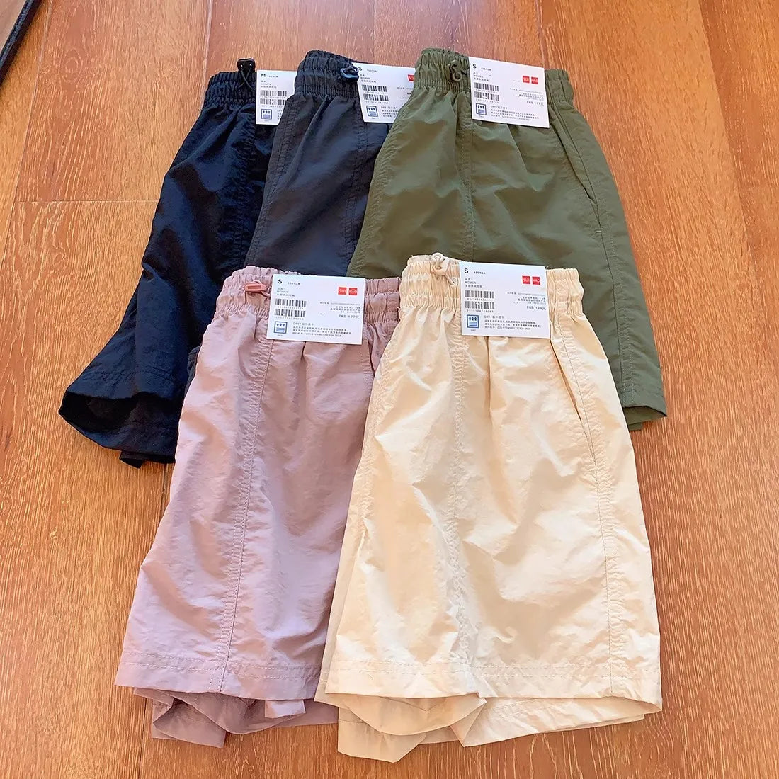 Summer New Women's Casual Thin Quick Dry Sport Shorts High Waist Wide Leg Pants High Waist Absorb Sweat Summer Fashion