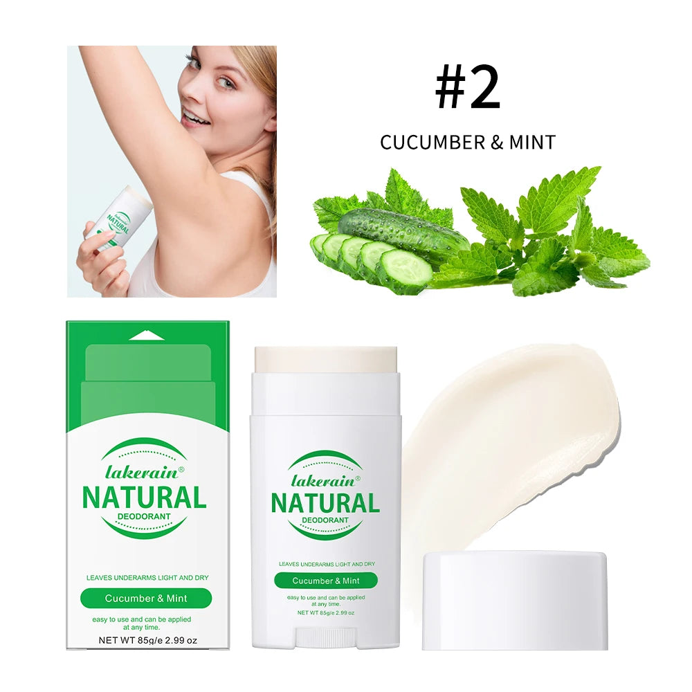 Solid Deodorant Stick Solid Perfume Balm Long-lasting Fresh Fragrance Deodorant Stick for Woman and Man Makeup