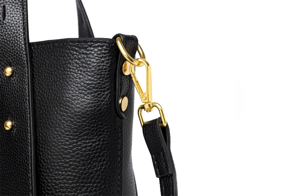 100% Genuine Leather Handbags for Women Fashion Small Shoulder Bag Ladies Cowhide Crossbody Bag Luxury Messenger Bags Designer