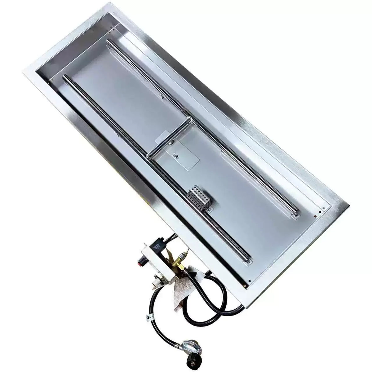 36× 12inch Stainless Steel Gas Propane Fire Pit Fire Stove Table Accessories