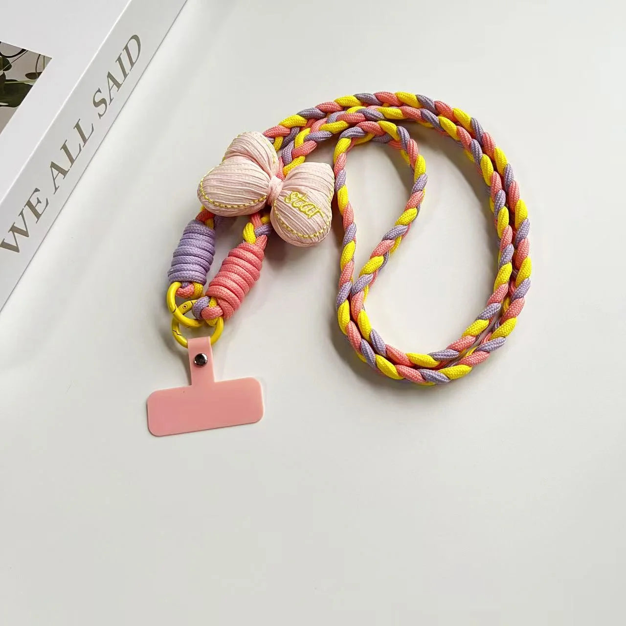 Creative Cartoon Mobile Phone Universal Lanyard Crossbody Long Rope Lanyard Rope Cartoon Decorative Pendant Accessories