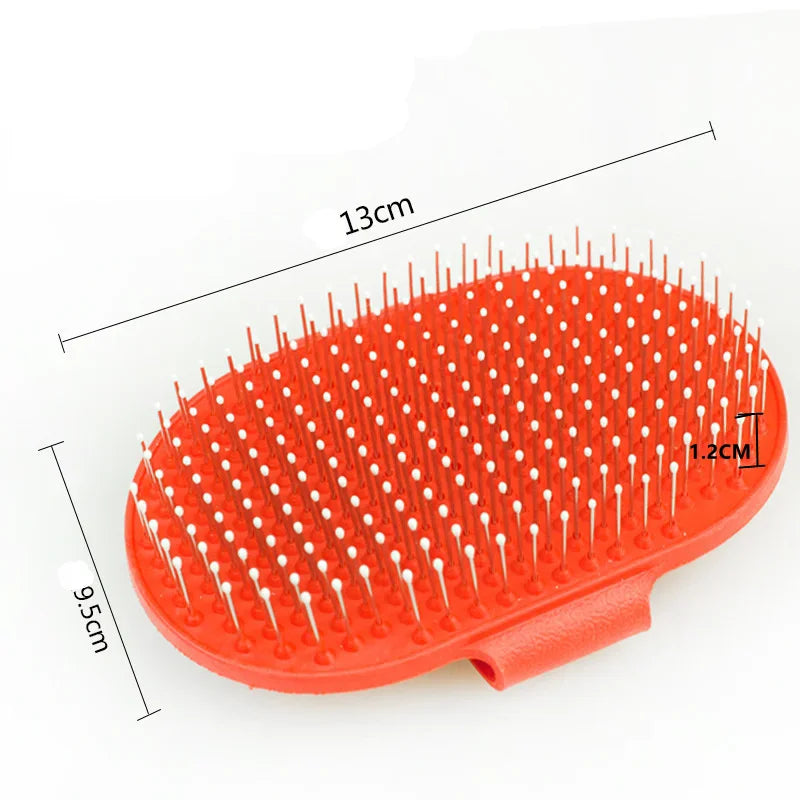 Pet Dog Cat Bath Brush Comb Rubber Glove Hair Fur Grooming Massaging Massage Pin Pet Shower Dog Brush Pets Supplies