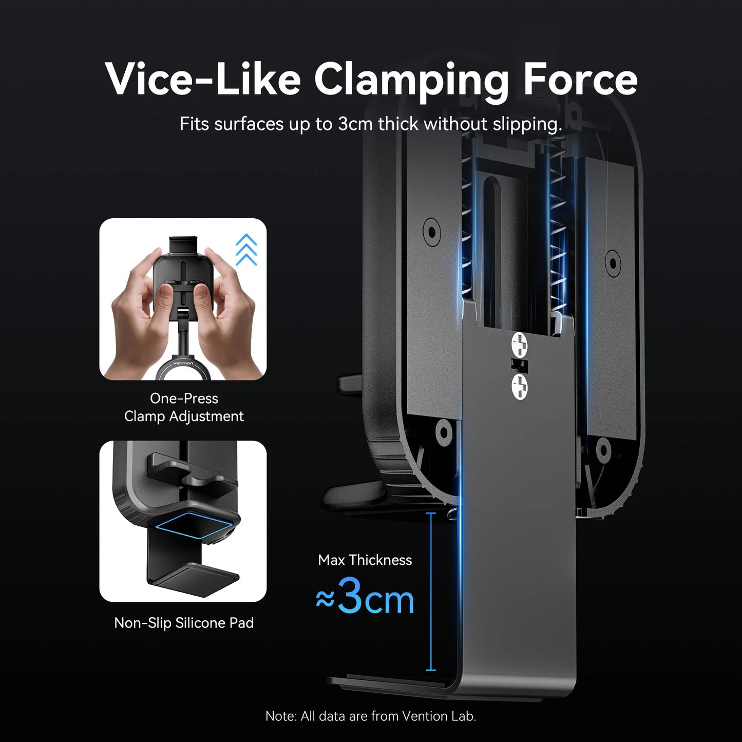 Vention Magnetic Phone Holder Desktop Hands-Free Detachable Airplane Car Travel Essentials Flexible Phone Mount For iPhone 17 16