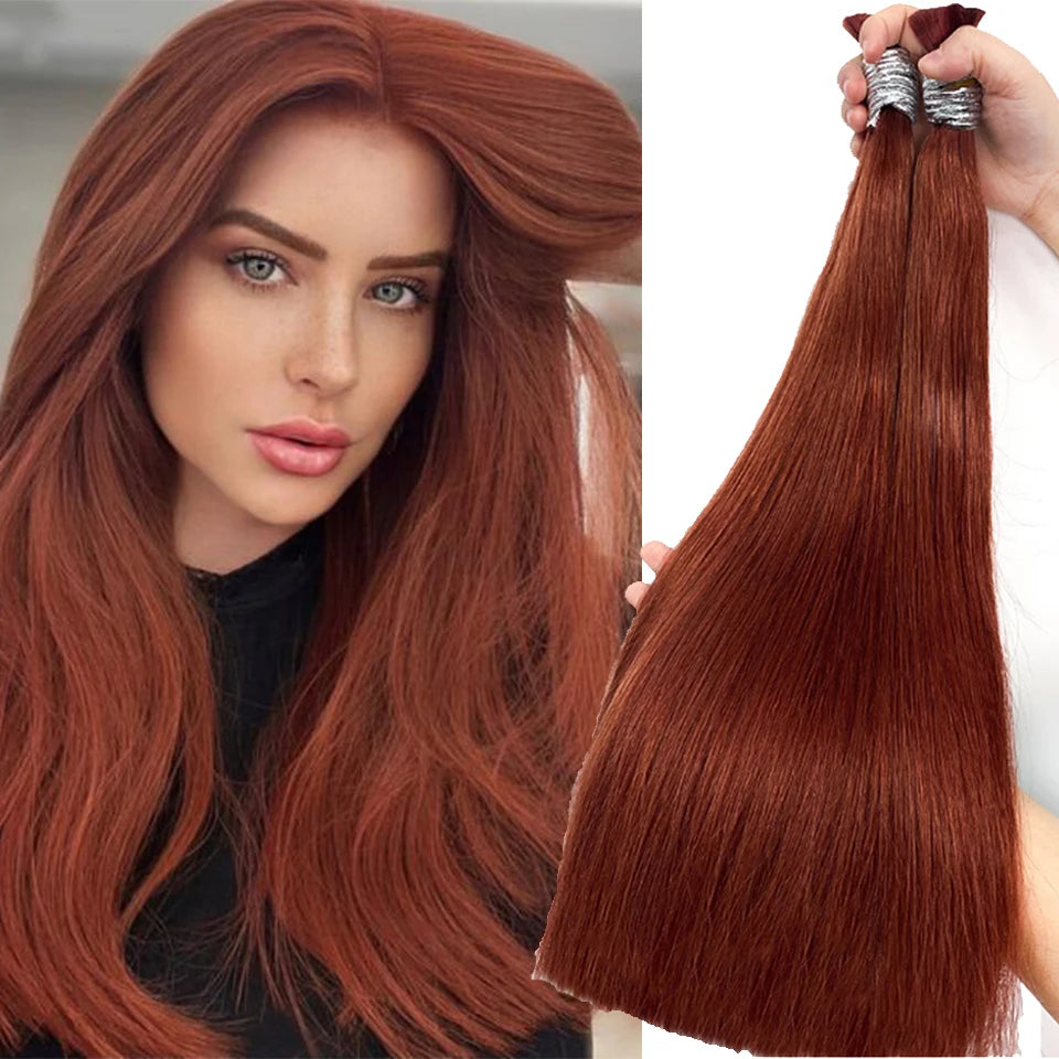 Human Hair Bulk No Weft Virgin Remy Hair Vietnamese Hair Straight Hair Bulk Real Natural Hair No Weft For Braiding Wholesale