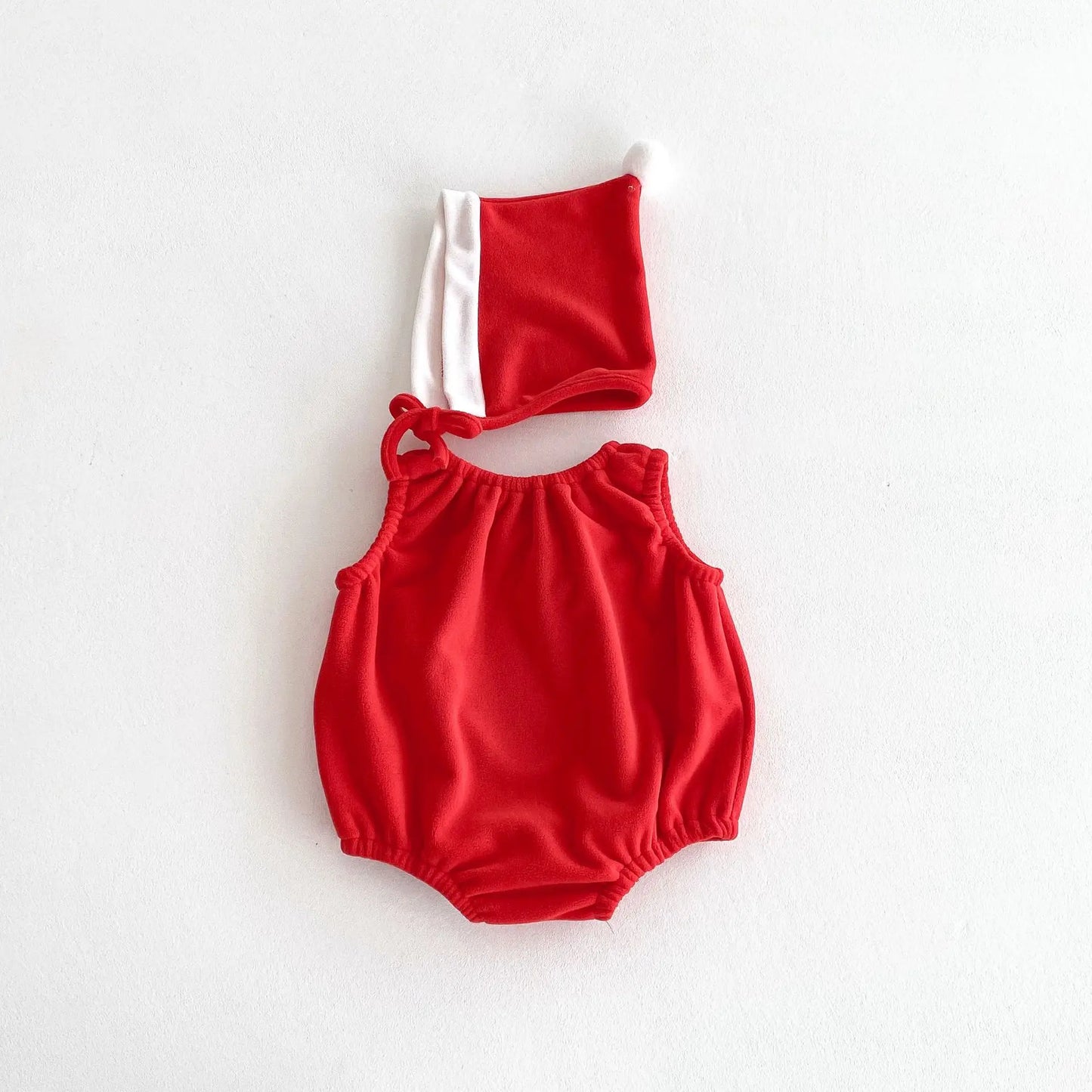 Baby Girl Boy Autumn Winter Christmas Cute Sleeveless Bodysuit Long Sleeve Striped Top Pants Infant Bibs Newborn Clothes B6091
