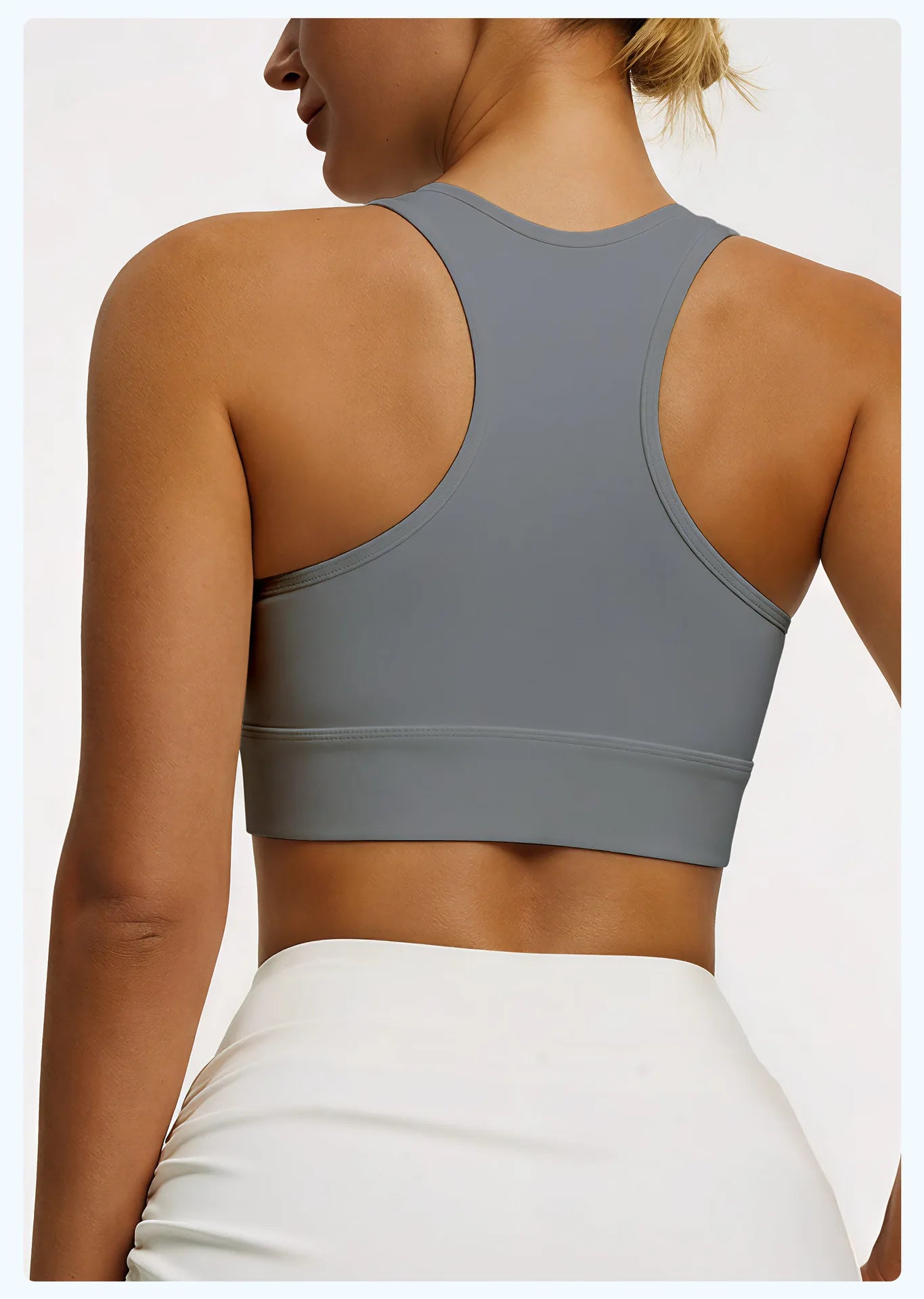 New Women's Sports Yoga Tank Top Halter Neck, Sexy Running Bra with Built-in Pads High-Intensity Shock-Absorbing Bra Tennis L