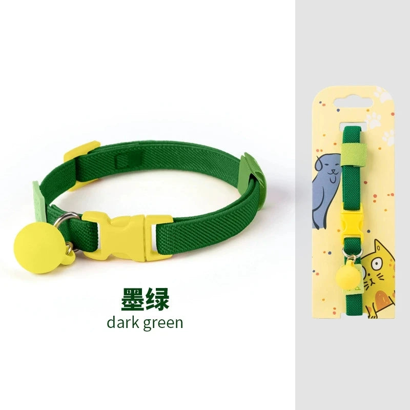 Pet Collar High Elastic Adjustable Puppy and Cat Collar Decorative Cat Necklace
