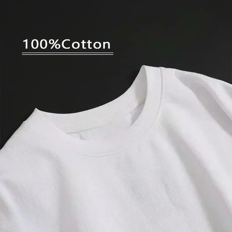 Summer Men's Carp Fishing Hair Set Corn Bait Printed Carp Fishing Fisherman Round Neck T-shirt 100% Cotton Casual Short Sleeve