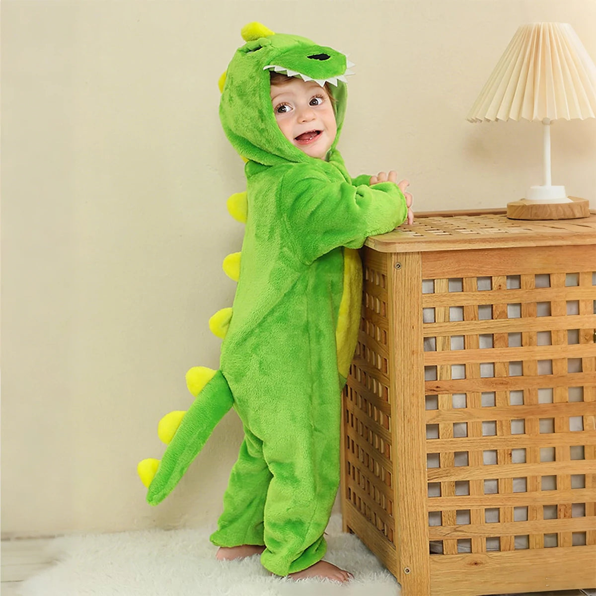 Baby Rompers Boy Winter Clothes Christmas Deer Costume Toddler Flannel Cosplay Overall Infant Girls Boys Jumpsuit 0-5 Years