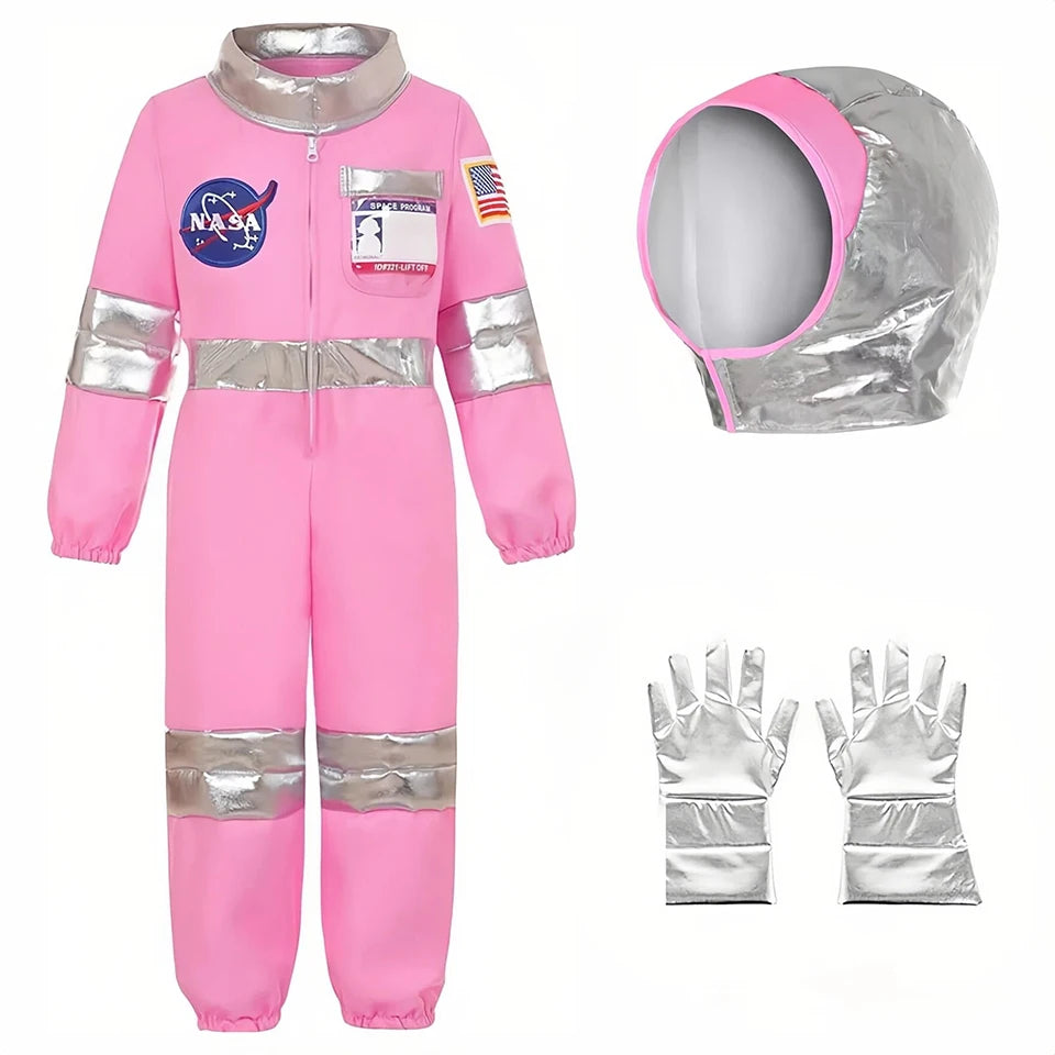 Fantasy Space Astronaut Kids Clothes Halloween Spacesuit Carnival Party Girls Outfits Festival Performance Children's Clothing